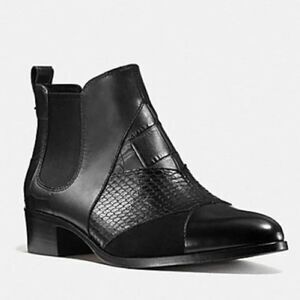 Coach Black Ankle Boots